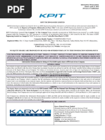 KPIT Technologies Limited Information Memorandum April 12 2019