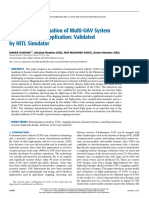 Performance Evaluation of Multi-UAV System in Post-Disaster Application: Validated by HITL Simulator