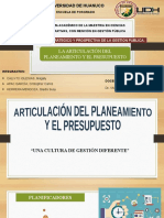 Tarea 1.5 Articulación Del Planeamiento y El Presupuesto