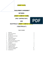 Joint Development Agreement in