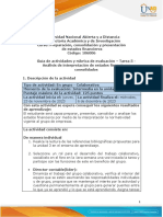 Guia de Actividades y Rúbrica de Evaluación - Tarea 5 - Presentación de Estados Financieros Consolidados Bajo NIIF