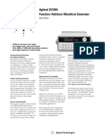 Agilent 33120A Function/Arbitrary Waveform Generator: Data Sheet