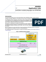 An4964 Micropython Scripting Language Over spwf04s Stmicroelectronics