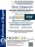 Certificate of Registration