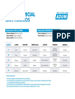 Horario Anual Especial San - Marcos 1