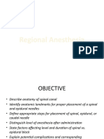 Regional Anesthesia