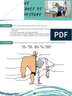 The Importance of Good Posture Student