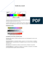 TEORÍA DEL COLOR. Tono (Hue), Matiz o Croma Es El Atributo Que Diferencia El Color y Por La Cual Designamos Los Colores - Verde, Violeta, Anaranjado.