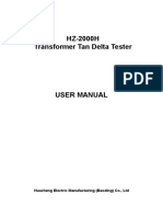 2.5.2 HZ-2000H Transformer Tan Delta-User Manual