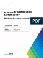 22kV Kiosk Distribution Substation - Scope of Works