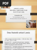 ASKEP LANSIA - Renpra SD Evaluasi