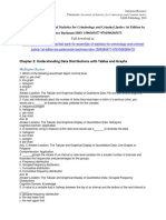 Essentials of Statistics For Criminology and Criminal Justice 1st Edition by Paternoster Bachman ISBN Test Bank