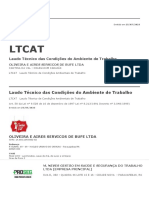 Ltcat: Laudo Técnico Das Condições Do Ambiente de Trabalho