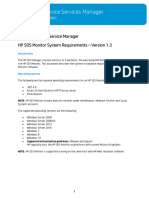 HP Sds Monitor System Requirements 1 3