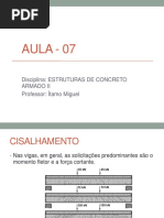 Concreto 2 Aula 07 Cisalhamento