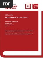 Procurement Management Version 1.3