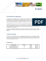 Fiche Technique R 404a Gas