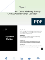 Topic 5 - Customer Value - Driven Marketing Strategy v1