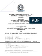 Cse 215 - Engineering Drawing Iii