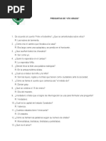 Preguntas de 4to Grado Corregidas