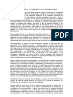 Los Cuentos de Hadas y El Desarrollo Del Psiquismo Temprano Infantil