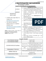 Admission Process 2023