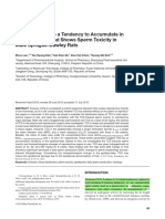 Environmental Toxicology - 2013 - Lan - Triclosan Exhibits A Tendency To Accumulate in The Epididymis and Shows Sperm-1