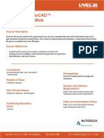 AutoCAD Advanced Syllabus