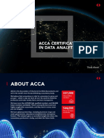 Acca Certificate in Data Analytics Brochure