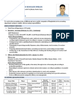 CV of Md. Sazzaid Hossain Imran