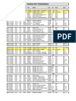 Summer 2011 Exams VLE