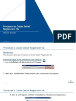 Procedure To Create DeltaV Registration