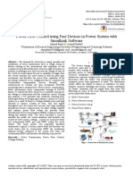 Power Flow Control Using Fact Devices in Power System With Simulink Software PDF