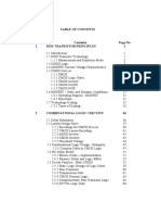 VLSI and Chip Design - Table of Contents