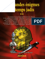 Les Grandes Énigmes Du Temps Jadis, Tome 2