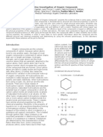 Comparative Investigation of Organic Compounds: 3. Ethanol - Alcohol