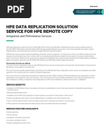 HPE Data Replication Solution Service For HPE Remote Copy-4aa3-8627enw