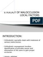 Etiology Local Factors