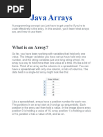 Java Arrays