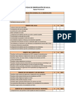 Informe de Observación de Aula