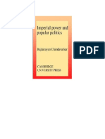 Rajnarayan Chandavarkar - Imperial Power and Popular Politics - Class, Resistance and The State in India, 1850-1950-Cambridge University Press (1998)