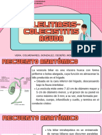 Colelitiasis y Colecistitis.