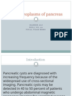 Cystic Neoplasms of Pancreas