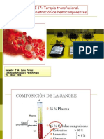 Clase 17 Terapia Transfusional - Uso Racional de HC