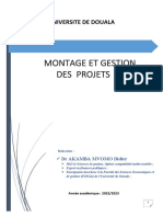 Element Constitutif - Montage Et Gestion Des Projets - DR AKAMBA MVOMO Didier