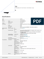 Barcode SR-750 - Datasheet