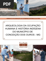 Arqueologia Da Ocupação Humana e História Indígena Do Município de Conceição Dos Ouros - MG