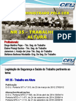 NOVO - Curso Teórico NR 35 - Trabalho em Altura