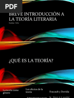 Breve Introduccion A La Teoria Literaria - Culler