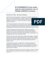 Scripts de PRÉ ATENDIMENTO E Pós Venda